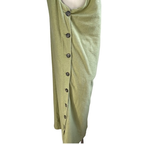 URBAN OUTFITTERS Monica Side Button Midi Dress size XL - Picture 6 of 11